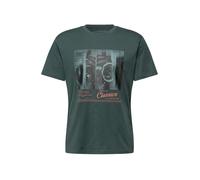 Street One - T-Shirt mit Rundhals und Artwork grün - Gr. - S