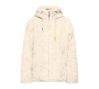 Street One - Teddy-Jacke mit Kapuze beige - Gr. - 42