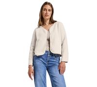 Street One Teddy-Jacke mit Knopfleiste tusk Cream 42