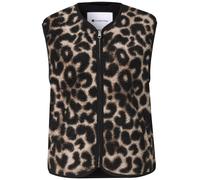 Street One - Teddy-Weste mit Zipper und Corddetails Black - Gr. - 46