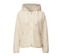 Street One Teddyjacke mit abnehmbarer Kapuze - Damen - Gr. 40 - beige