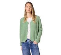 Street One Cardigan Damen V-Ausschnitt, gesteppte Optik, 100% Polyester, Gr. 42, pale mint grün