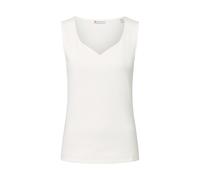 STREET ONE Damen 3226265 Top mit Herzausschnitt, Off White, 44