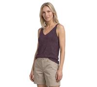 Street One Top mit V-Neck und Glitzerdetails Rustic Rouge 42