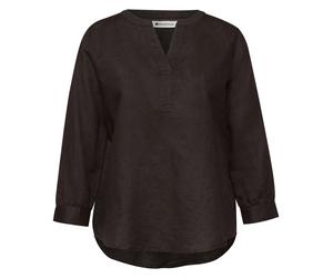 Street One Tunika-Bluse - Damen - Gr. 36 - dunkelbraun