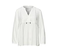 Street One - Tunika-Bluse mit Lochstickerei weiß - Gr. - 44