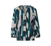 Ikat Tunika mit Tape-Details Blau 38