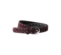 Street One - Velours Gürtel mit Nieten rustic rouge - Gr. - 85