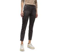 Street One Velours Hose Darkest Brown 44