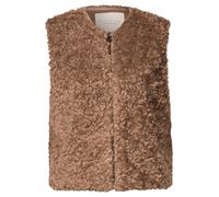Street One - Weste aus Fake Fur braun - Gr. - 42