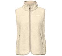 Street One - Weste aus Teddy-Material mit Zipper eggshell ecru - Gr. - 38
