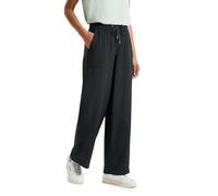 Street One - Wide Leg Crepe Hose grün - Gr. - 34/30