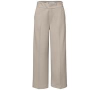 Street One High Waist Wide Leg Hose im Casual Fit Cobble Stone 44