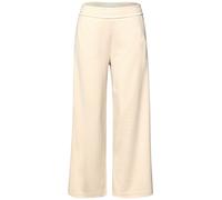 Stoffhose STREET ONE STUDIO, Damen, Gr. 42, Länge 26, stone sand, Stoff, 70% Viskose, 25% Polyester, 5% Elasthan, unifarben, comfort fit 7/8-Länge, Hosen Stoffhose, Middle Waist (56992668-42) stone sa