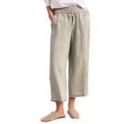 Street One Wide Leg Hose im Loose Fit auf Leinen Timeless beige 42