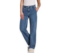 STREET ONE Damen A378904 Wide Leg Jeans, Soft medium Washed, 34W x 30L