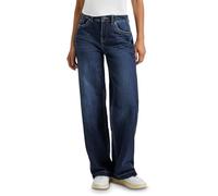 Street One Jeans Wide Leg (Loose Fit) Damen deep indigo soft washed Gr. 28 Länge 30