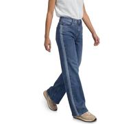 Loose-fit-Jeans STREET ONE, Damen, Gr. 27, Länge 32, medium blau wash, Jeans, 82% Baumwolle, 15% Polyester, 3% Elasthan, unifarben, lang, Jeans, mit Wide Legs (29313315-27) medium blau wash