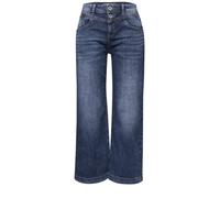 Street One - Wide Leg Jeans im Loose Fit mit hoher Bundhöhe blau - Gr. - 29/26