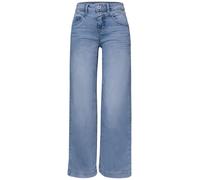 Street One - Wide Leg Jeans mit hoher Taille im Loose Fit blau - Gr. - 30