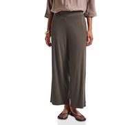 Street One - 7/8 Wide Leg Jersey-Hose braun, 36/26