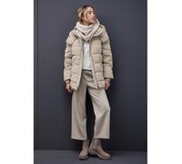 Steppjacke STREET ONE, Damen, Gr. 44, smooth champagne, Stoff, Obermaterial: 100% Nylon; Futter: 100% Polyester; Strickmaterial: 94% Polyacryl, 5% Polyester, 1% Elasthan, unifarben, normal normal, ohn