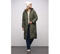 Street One Frauen Lange Steppjacke in Grün, Gr: 46