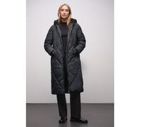 Street One Frauen Lange Steppjacke in Blau, Gr: 40