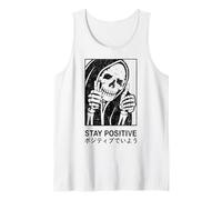 Streetwear Retro Vintage Fashion Damen Herren Schädel Skull Tank Top