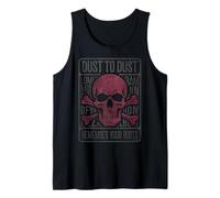 Streetwear Retro Vintage Fashion Damen Herren Schädel Skull Tank Top
