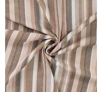 Streifen, Stoff, Baumwollstoff, Beige als Meterware zum Nähen, 50 cm