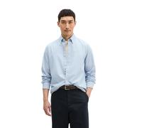 Streifenhemd MARC O'POLO, Herren, Gr. XXL, N-Gr, blau (multi, blau dawn), Web, Obermaterial: 100% Baumwolle, gestreift, regular fit normal, 1-Knopf-Manschette mit Knöpfen, Hemden, regular Fit, Bio-Bau