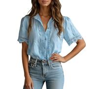 Streifenshirts Longbluse Strandtunika Karobluse Spaghetti Braun Kaufen Olivgrün Druck Boxy Off Weihnachten Party Bauchfreies Durchsichtig Organza Weiten Rüschenärmeln Festival Gelben