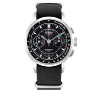 Strela Herren Armbanduhr mit Sea-Gull ST1901 Uhrwerk Chronograph Handaufzug Cosmos 40mm