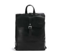 Strellson Abbey Rucksack schwarz, Büffelleder, Herren