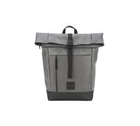 Strellson Westferry Rolltop Rucksack dunkelgrau, Lederimitat, Herren