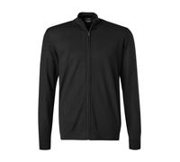 Strellson Cardigan Herren Regular Fit Merinowolle schwarz, XXL