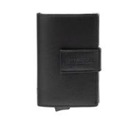 Strellson, Elegantes Herren Kartenetui, Kreditkartenetui aus Leder, Schwarz