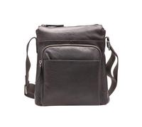 Strellson 2.0 Umhängetasche dunkelbraun, fein genarbtes Rindsleder, Herren