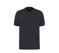 Strellson T-Shirt mit geripptem Rundhalsausschnitt Modell 'Fisher' in Dunkelblau, Größe M