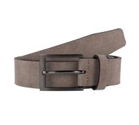 Strellson Gürtel Leder 110 cm grau