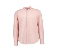 Strellson Hemd Herren Slim Fit Langarm Baumwolle-Leinen orange, XXL