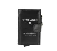 Strellson Stockwell 2.0 c-four e-cage sv8 RFID Geldbörse schwarz, Lederimitat, Unisex
