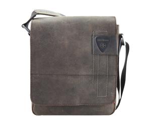 Strellson Herren Umhängetasche, echtes Leder - Richmond ShoulderBag XSVF, 23x20x6cm (HxBxT) Braun One size Braun