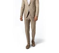 Strellson Hose Herren Slim Fit Baumwolle-Leinen beige, 56