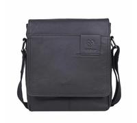 Strellson Hyde Park Umhängetasche schwarz, Leder, Herren