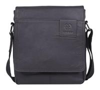Strellson Hyde Park Umhängetasche schwarz, Leder, Herren