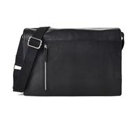 Strellson Kennington Messenger Leder 38 cm Laptopfach black Herren