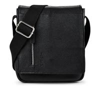 Strellson Kennington Umhängetasche Leder 20 cm schwarz