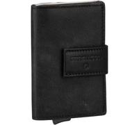 Strellson Brick Lane C-Three RFID Kreditkartenetui schwarz, Leder, Herren
